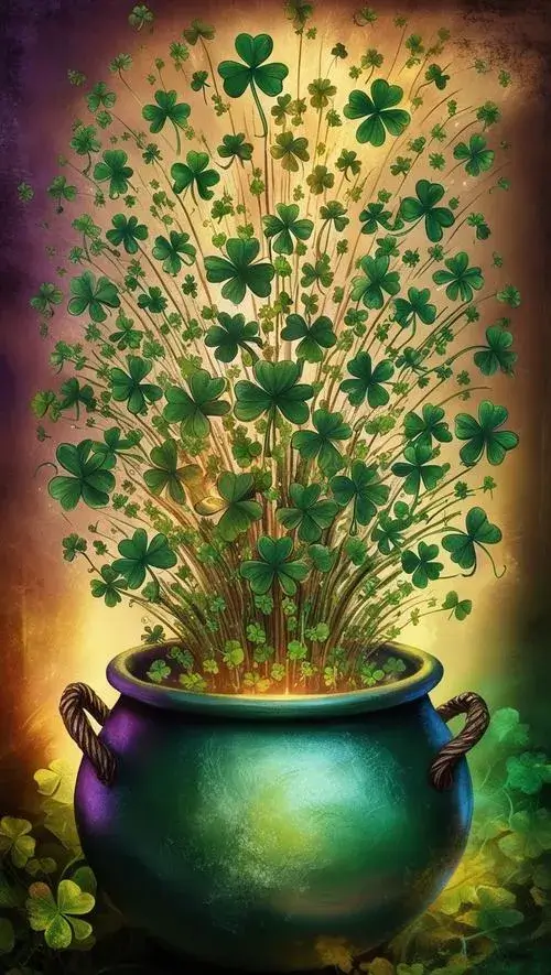 Khi màn hình cần thêm một chút may mắn mang tên cỏ 4 lá