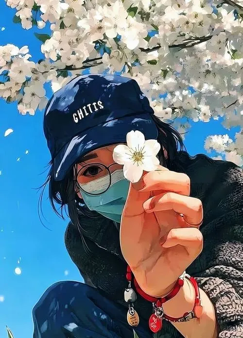 Bố cục bán thân giúp phụ kiện che mặt tạo điểm nhấn