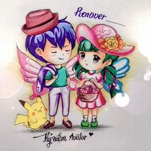 Avatar dễ thương gọn gàng thích hợp giao diện VNTeam