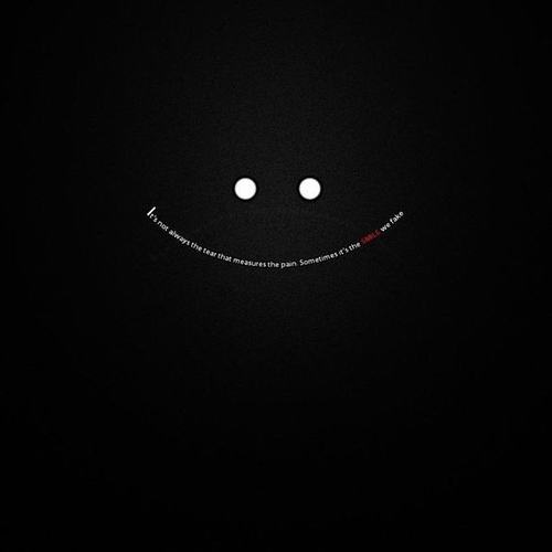 Ảnh đại diện tâm trạng đen trắng cận mặt chân thật