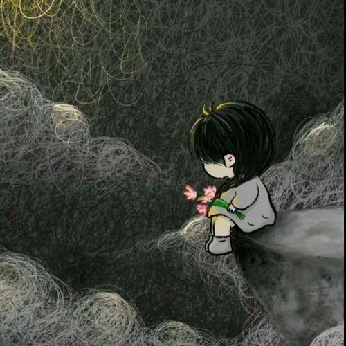 Ảnh đại diện cười buồn đen trắng chạm tới cảm xúc rất người