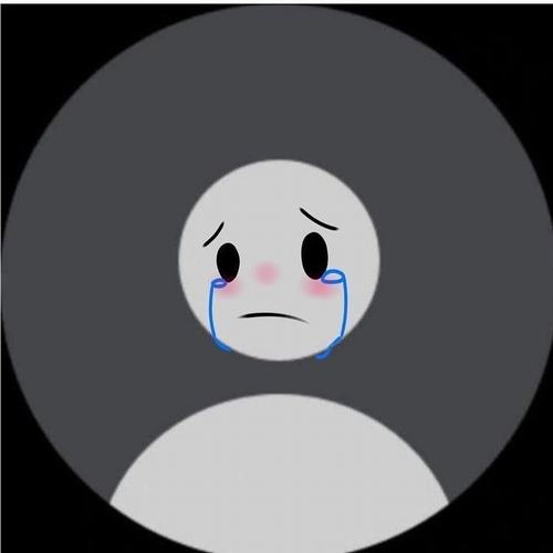 Ảnh đại diện tâm trạng cận mặt tông xám đối lập cảm xúc lặng