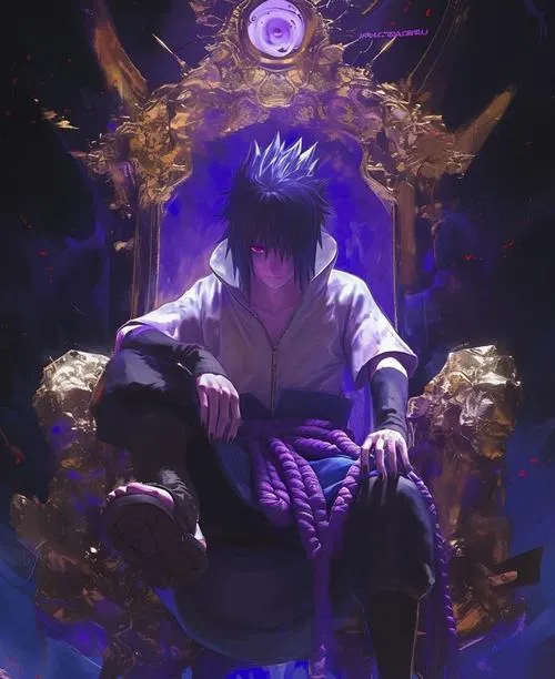 Album 99 Ảnh Hình Nền Sasuke Uchiha 4K ngầu đẹp với tông xanh tím trầm lắng