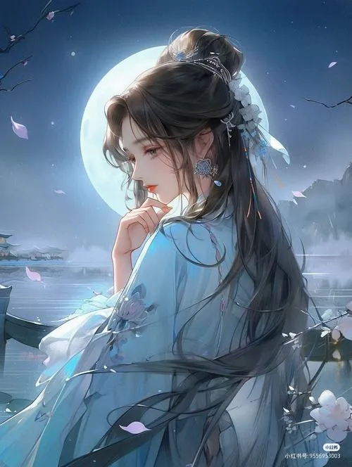 Thiếu nữ tại Cô Tô nhìn ánh mắt đượm buồn qua rèm lụa