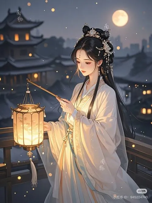 Ảnh Lạc Dương đêm đồi sương ôm bóng thiếu nữ trầm