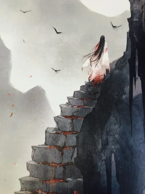 Thiếu nữ cúi mặt giấu khóe mắt long lanh trong màn mờ sương