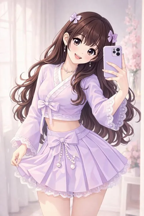 Ánh mắt long lanh trong nét vẽ mềm mại anime