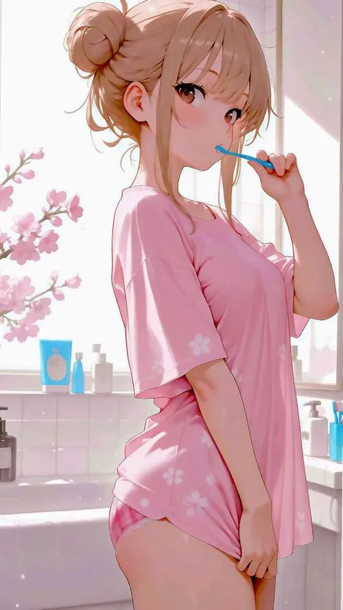 Ảnh gái xinh anime phong cách nhẹ nhàng nhìn là thấy lòng dịu lại