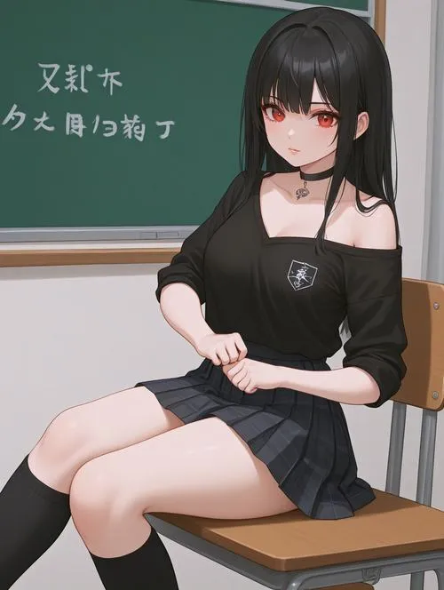 Nhân vật nữ hoạt hình Nhật mang biểu cảm gương mặt thật dễ thương