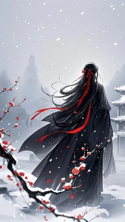 Nét vẽ sắc gọn kết hợp ánh sáng ngược tạo chiều sâu anime chất