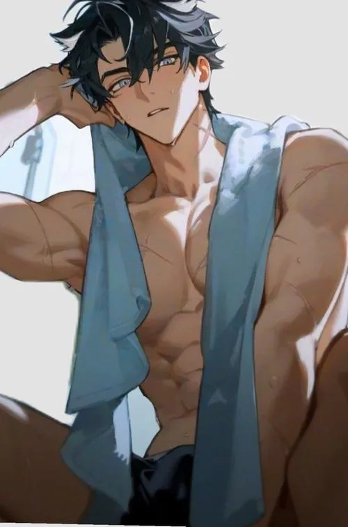 63 Ảnh Anime Nam 6 Múi Bụng mạnh mẽ đầy nam tính lạnh lùng hớp hồn các nàng