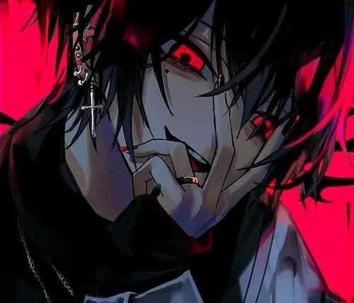 Ảnh anime nam ngầu lạnh lùng ác quỷ, ánh mắt sắc như dao và khí chất khó gần