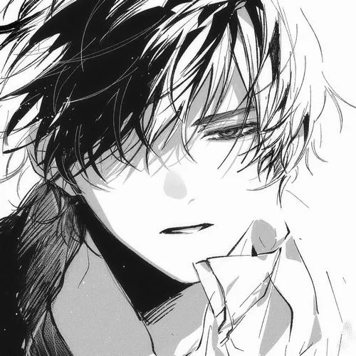 Tuyển tập 50 Ảnh Anime Nam Buồn Đen Trắng và cảm giác trống rỗng rất khó gọi tên