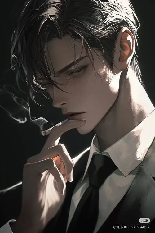 Ảnh anime nam tổng tài trong penthouse: không gian tối giản mà vẫn “đắt”