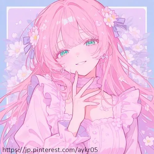 Mắt to tạo cảm giác ngây thơ trong ảnh anime nữ cute