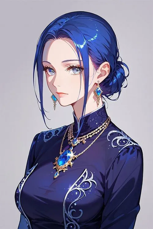 Lý do ảnh anime nữ màu xanh dương thường được dùng làm hình nền