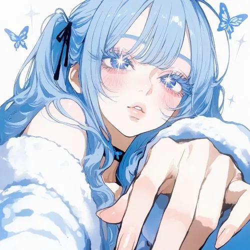 Khám phá 45 Ảnh Anime Nữ Màu Xanh Dương đẹp cho những tâm hồn mơ mộng lãng mạn