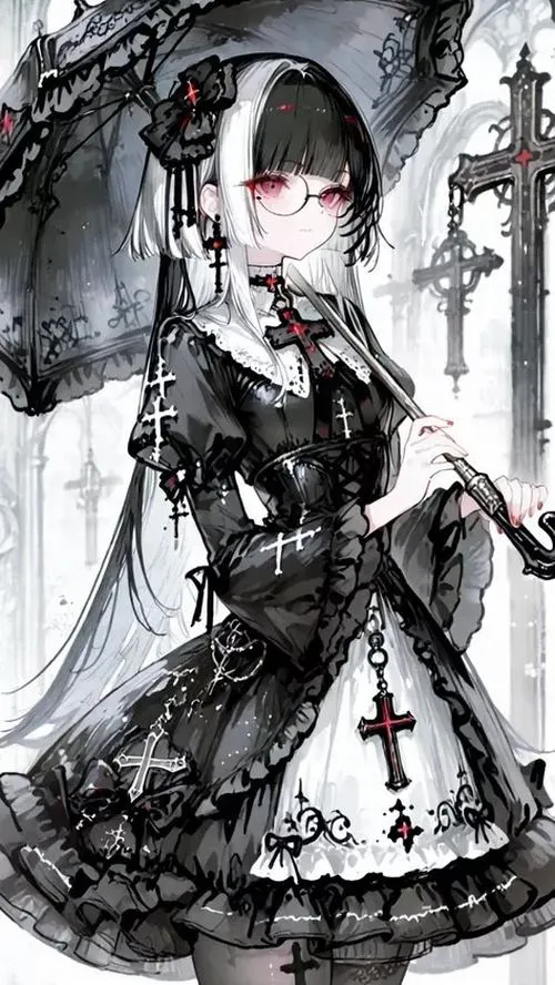 Ảnh anime nữ ngầu lạnh lùng ác quỷ, chỉ một ánh nhìn đã đủ làm im lặng