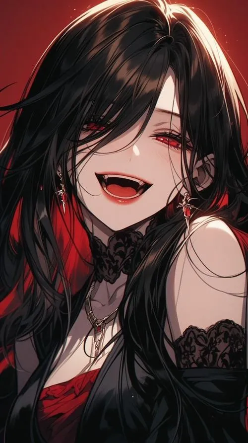 Ảnh anime nữ lạnh lùng kiểu sát khí, nhìn tưởng yên mà lại đầy bão tố