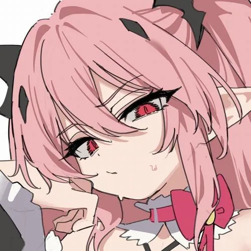 Style ảnh anime girl tóc hồng đáng yêu phối trắng kem cực dịu mắt