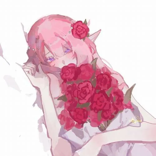 Bộ sưu tập ảnh anime nữ tóc hồng cute cho ngày mệt, nhìn là thấy dịu