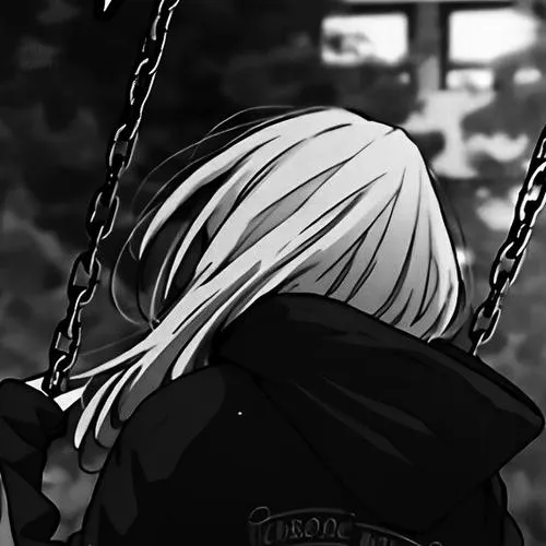 Ảnh avatar ngầu đường mực đậm kèm hatch tạo chiều sâu lạnh