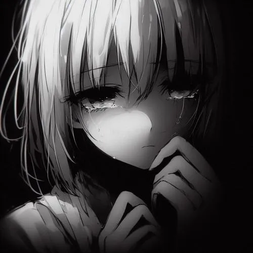 Nền tối nuốt chi tiết phụ để ánh mắt tuyệt vọng còn lại