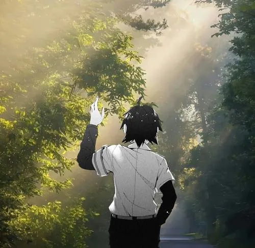 Hình profile anime thể hiện buồn nhìn xa u hoài