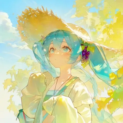 Avatar hoạt hình nữ mang phong cách kawaii và nụ cười tươi