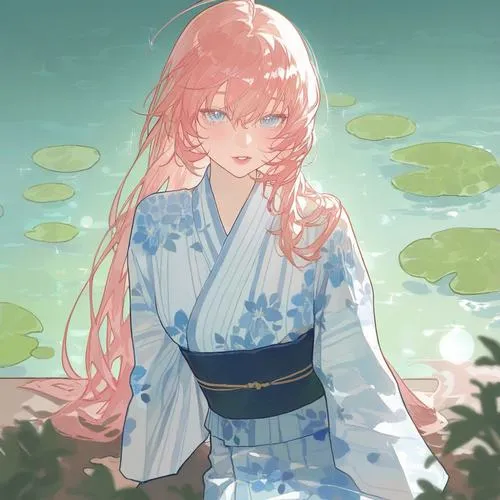 Avatar nữ tính phối váy đơn giản và tông màu sáng