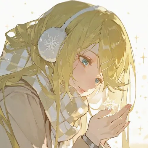 Ảnh profile anime nữ với biểu cảm vô cảm và màu nền lạnh