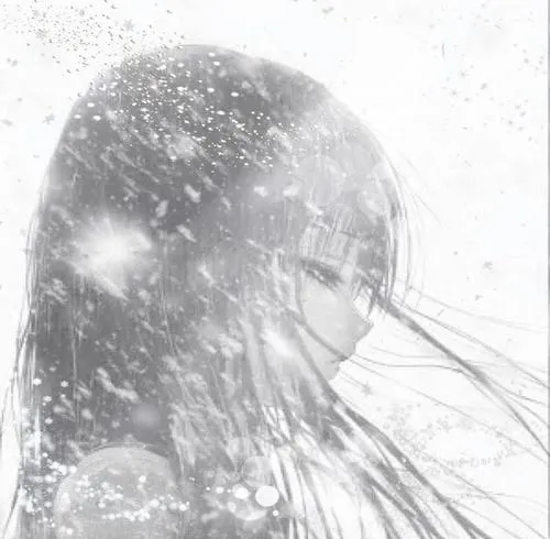 Ảnh đại diện cá nhân trắng đen mờ nền trơn