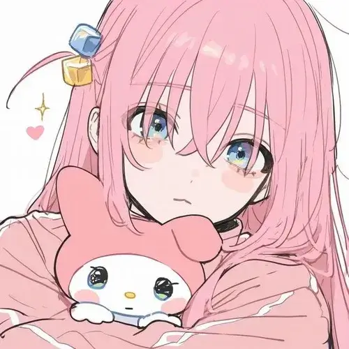 Ảnh avt Zalo anime nữ với vibe hồng pastel và cảm xúc tổng thể dịu