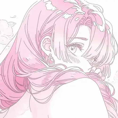 Ảnh đại diện anime nữ con gái phong cách pastel nét vẽ mềm