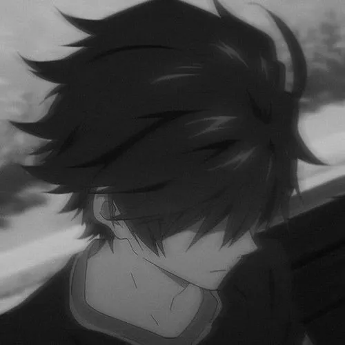 Avatar dễ thương anime mờ nam nhấn ánh sáng làm nổi chiều sâu