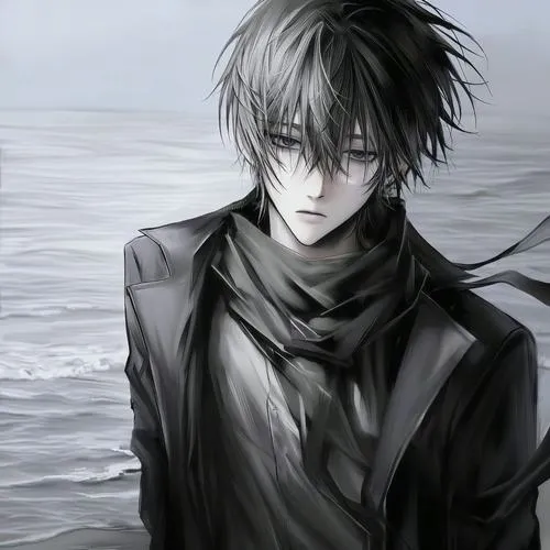 Ảnh avatar nam sinh tóc rối nhẹ dưới ánh sáng yếu