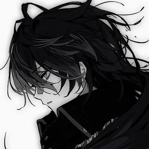 Hình avatar cute con trai màu nền lạnh gợi mất mát