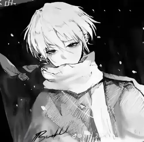 Ảnh avatar thanh niên trang phục đơn sắc tạo cảm giác lạnh