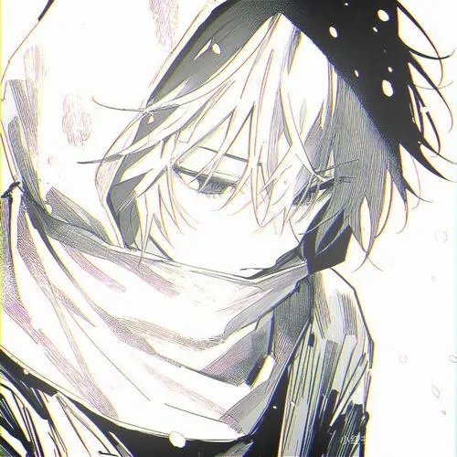 Ảnh profile anime nam buồn với ánh mắt xa xăm khó gọi tên