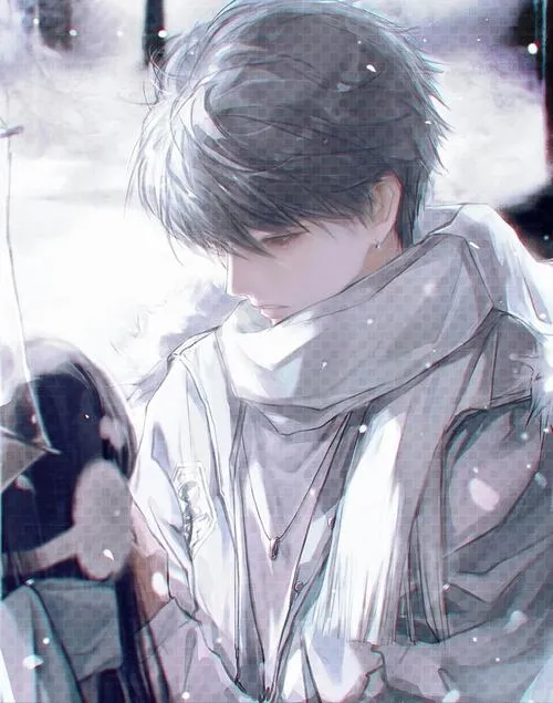 Ảnh profile nam sinh tóc rối nhẹ mang cảm giác cô đơn