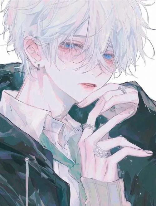 Ảnh profile anime nam dùng bối cảnh đơn giản gọn gàng