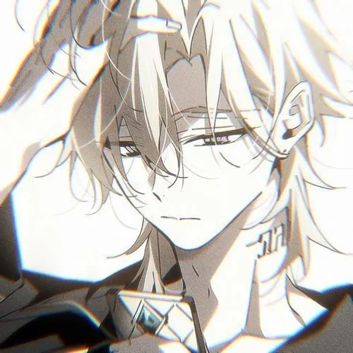 Minh họa nhân vật nam với thần thái trầm đầy nội tâm