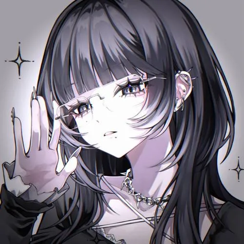 Nền tối giúp nhân vật nữ anime bộc lộ khí chất mạnh mẽ