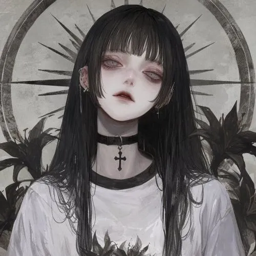 Hình profile phong cách dark anime mang cảm giác xa cách rõ nét