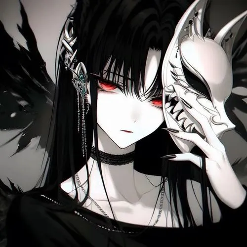 Tạo hình nữ anime không cười thể hiện ít cảm xúc