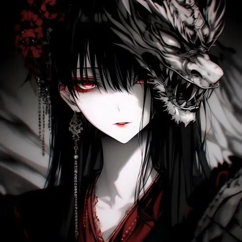 Hình avatar cute phối tông màu tối đầy khí chất