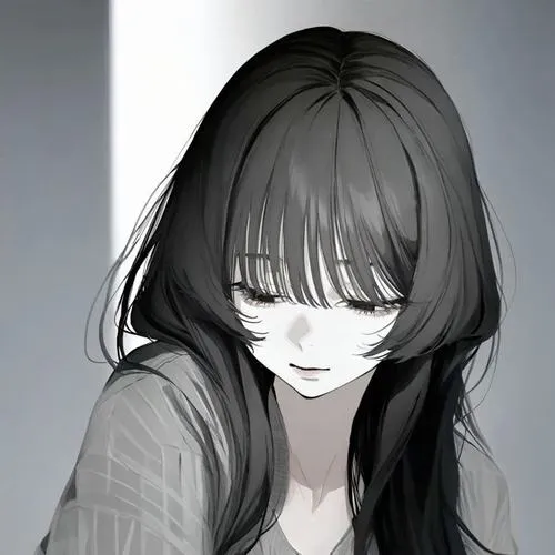 Nền tối thuộc bố cục làm nữ anime nổi bật