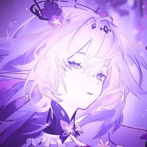 Avatar anime nữ sáng màu tạo điểm nhấn thị giác rõ ràng