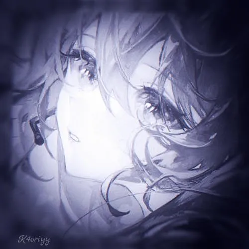 Nghệ thuật anime phát quang trong tranh kỹ thuật số đầy trong trẻo