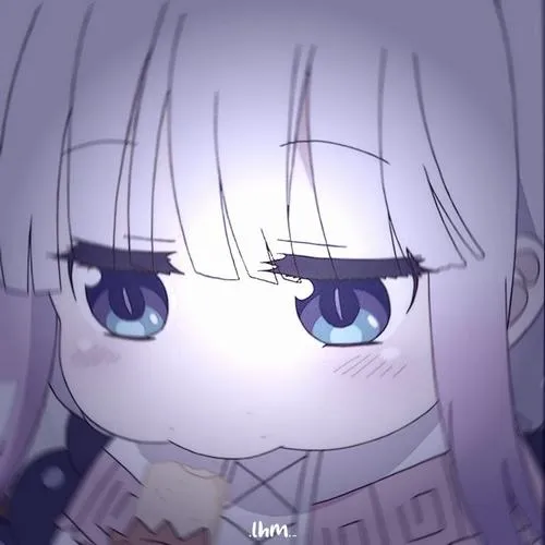 Hình avatar cute anime phản quang theo phong cách chibi trẻ trung